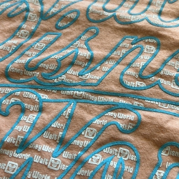 Peach Walt Disney Graphic Tee Size S - Picture 3 of 7